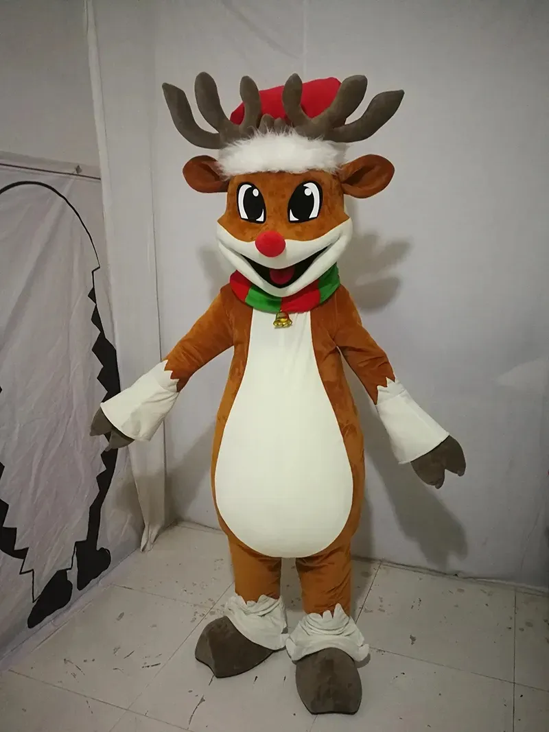 2024 Discounted Reindeer Greyhound Mascot Costume For Birthday