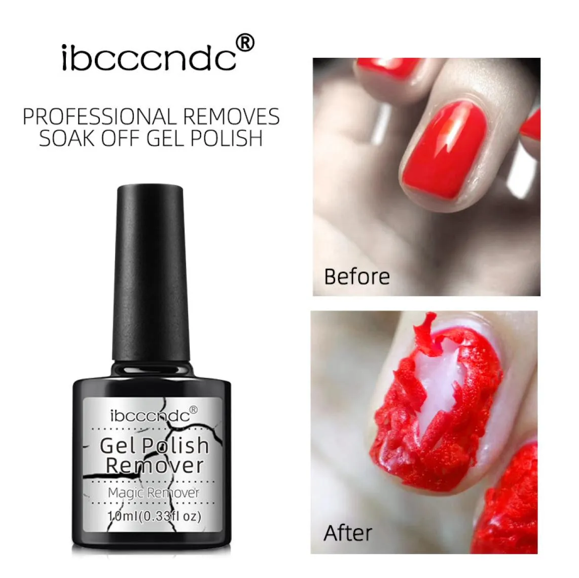 Ibcccndc novo esmalte em gel uv, removedor mágico de gel, camada de superfície líquida, primer para arte em unhas, removedor desengraxante de limpeza acrílica lacqu1502285