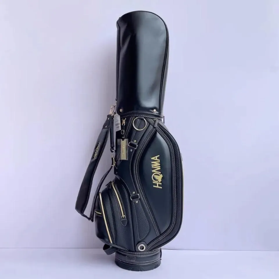 Hongham Alligator Leather Zero Friction Golf Bag Standard Size For Mens Club Handy From