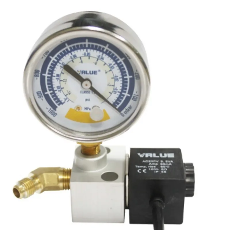 Valor de ángulo bomba de vacío solenoide original VI120 140180 240 280 manómetro 230403