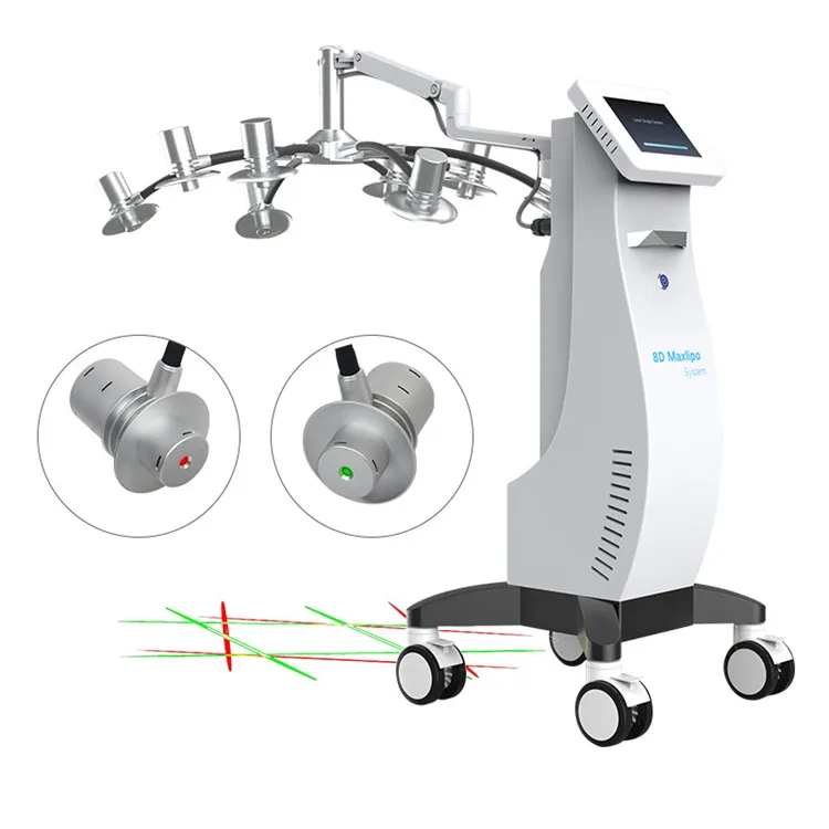 Más caliente 532nm 635nm Lipólisis Terapia con láser frío 6d Erchonia Laser Lipolaser Lipo Laser Máquina de belleza para adelgazar