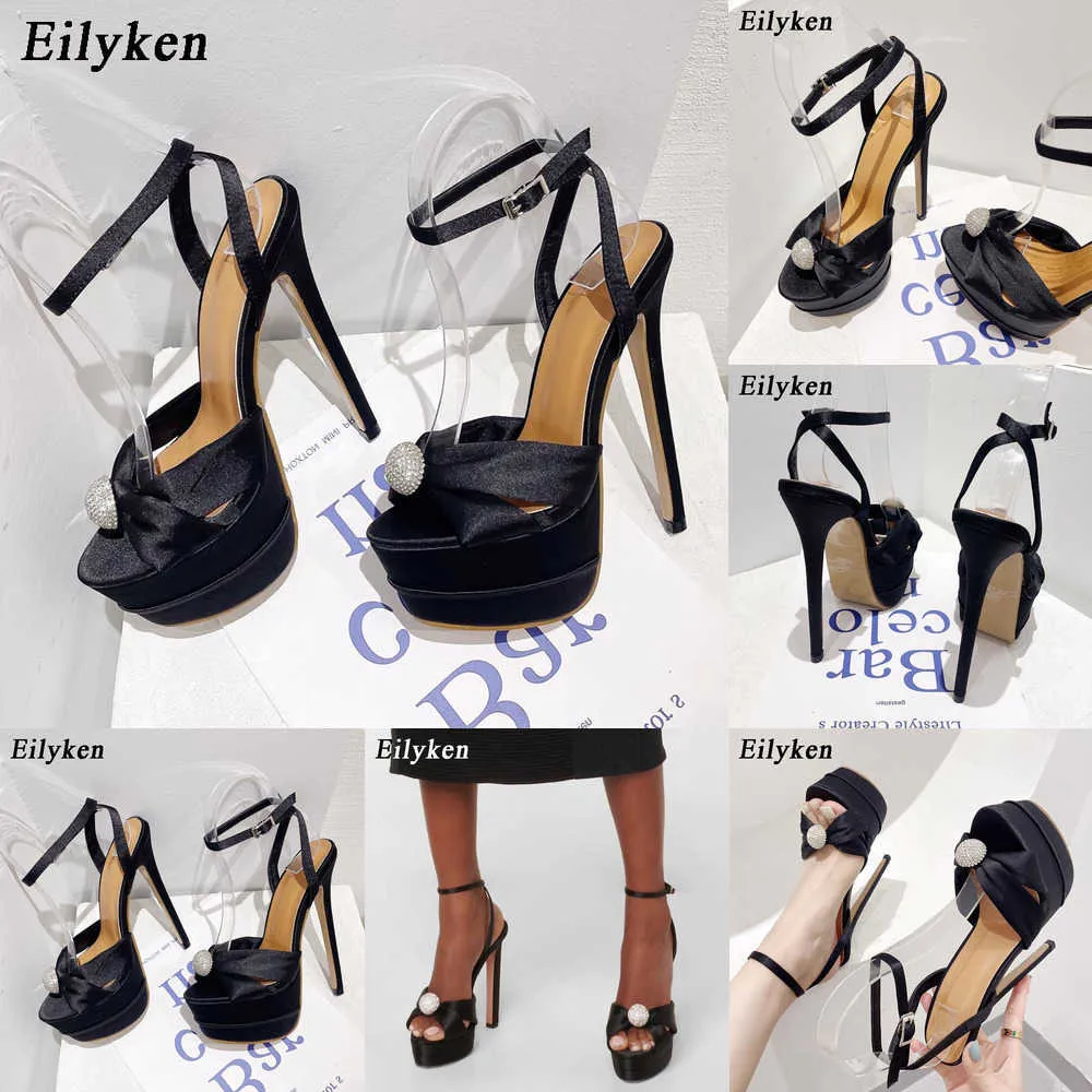 Sexy Peep Toe 16 CM Extreme High Heels Femmes Sandales Party Banquet Stiletto Chaussures Mode Boucle Strap Plate-Forme Pompes 230306