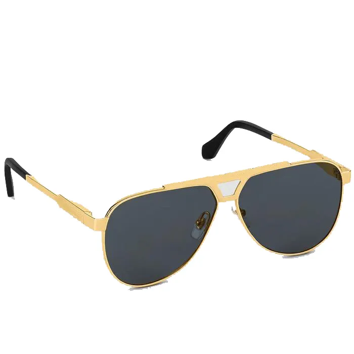 5A Anteojos L Z1586E 1.1 Evidencia Metal Piloto Gafas Descuento Diseñador Gafas de sol para hombres Acetato 100% UVA / UVB Lentes Vidrio con bolsa para polvo Caja Fendave
