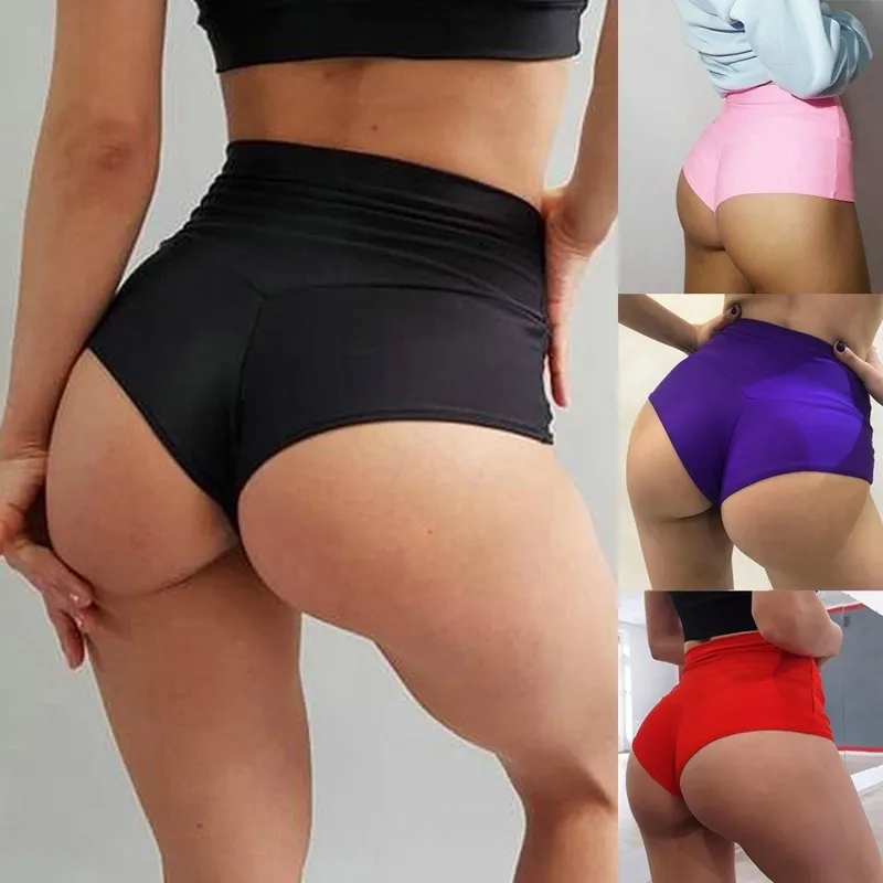 Mulheres Shorts Sexy Mulheres Fitness Workout Push Up Sportswear Esporte Mini Curto Ginásio Mulher Skinny Stretchy Yoga Dança 230403