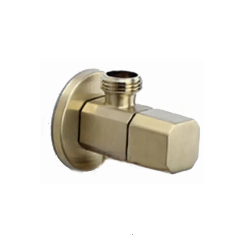 Angolo s oro spazzolato angolo rame triangolo bagno generale water stop wc AG888 230403