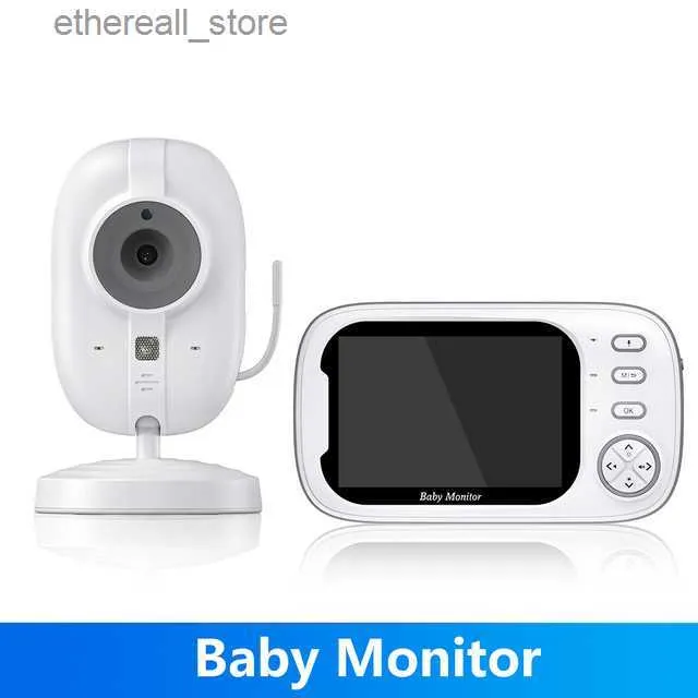 Monitor de vídeo para bebé, cámara de vigilancia con Zoom Pan Tilt,  intercomunicador bidireccional, visión nocturna automática, pantalla IPS, 5