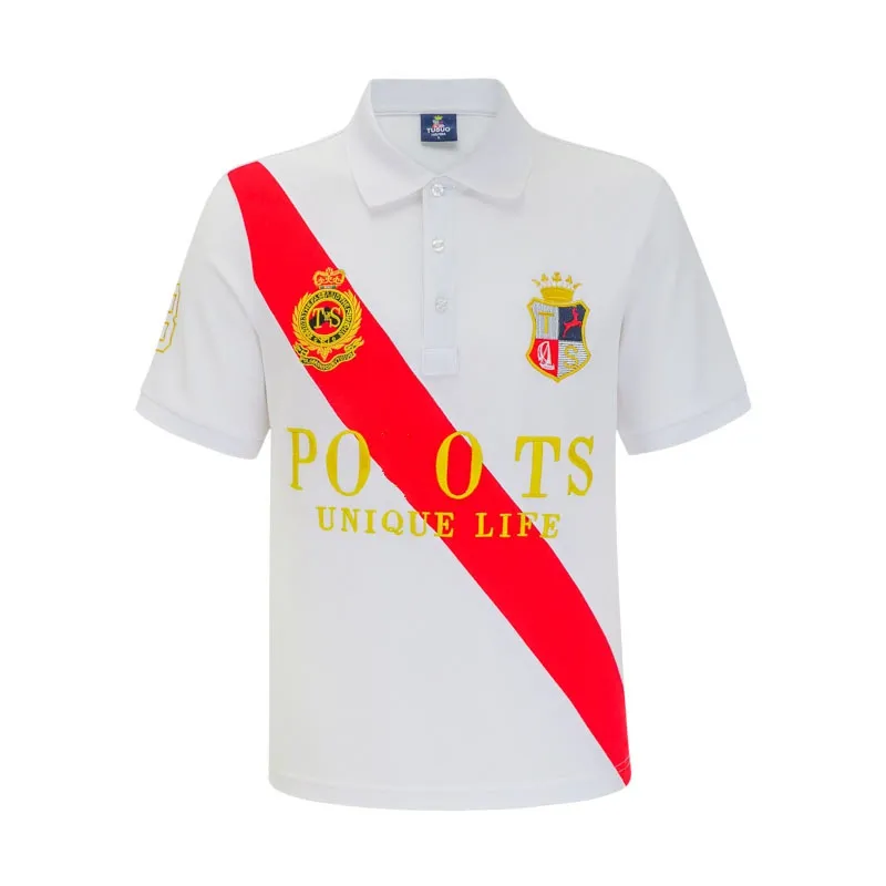 Dubai Short Sleeve Polo Shirt for Men, 100% Cotton, Embroidered, Casual  Fashion, S-6XL