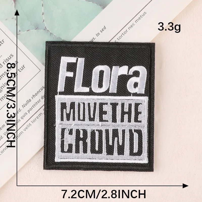 Black And White Lil Bougie Alphabet Embroidered Iron On Letter Patch For  Sewing On Clothes, Bags, Baby Girl Shoes Decorative Applique From  Moomoo2016, $0.35