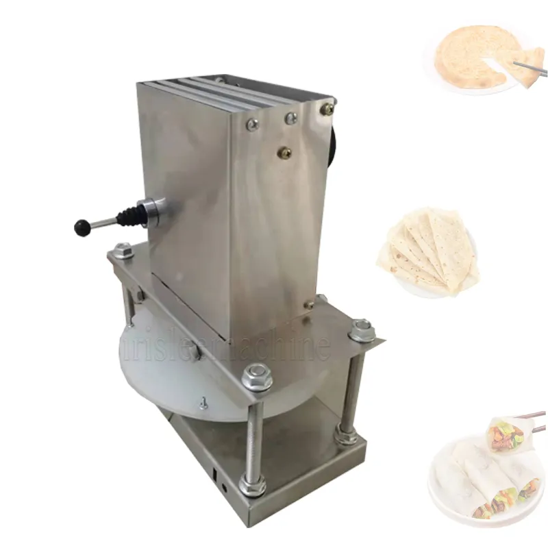 electric oil cake flattening machine Pancake Burrito Making Machine Pie dough press