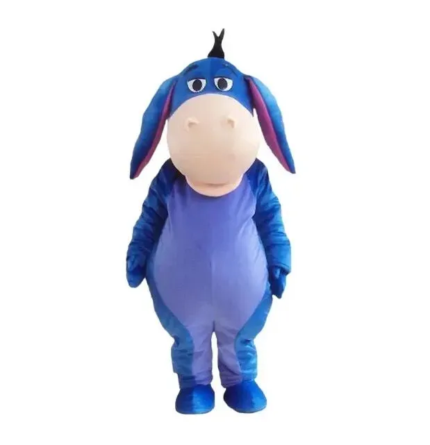 2024 Halloween Eeyore Donkey Mascot Costume Suit Party Dress Christmas Carnival Party Fancy Costumes Adult Outfit