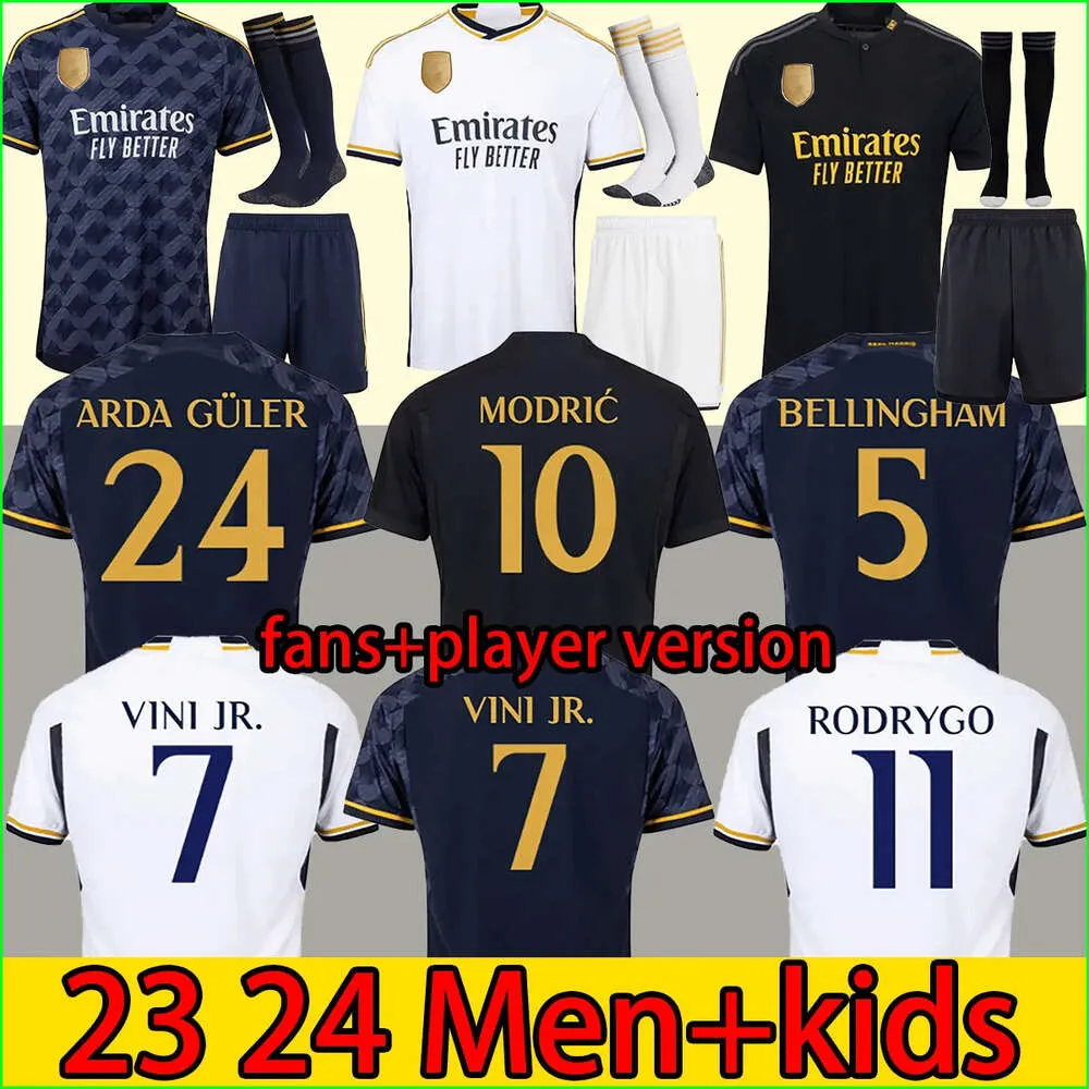 23 24 24 Bellingham Vini Jr Soccer Jerseys Kroos Tchouameni 2023 2024 Football Shirt Real Madryt