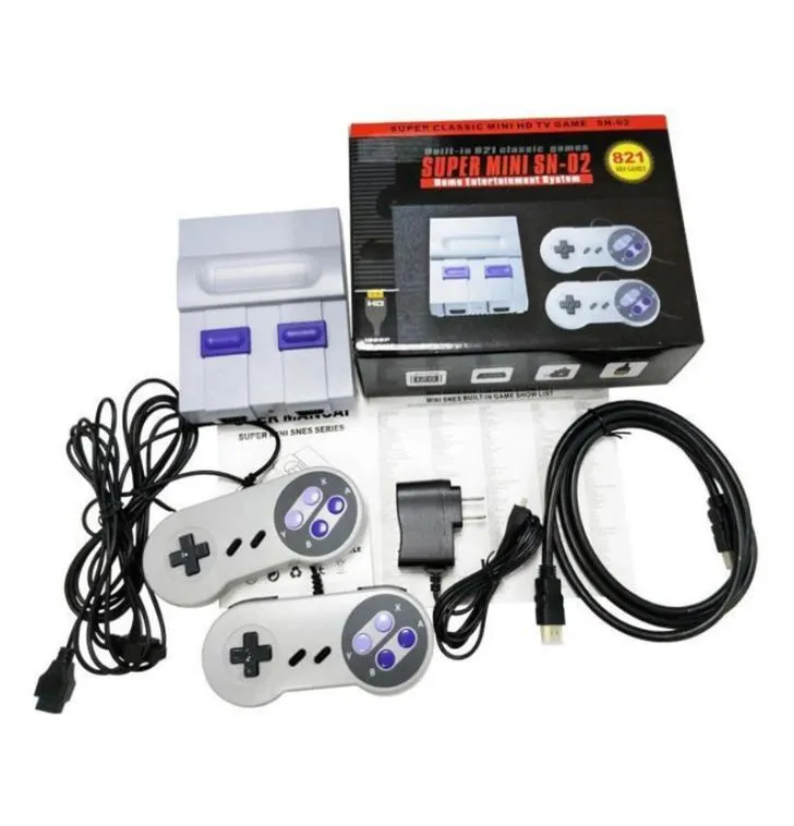 Console di gioco in edizione classica Console per videogiochi Super Nintendo 821 integrate5741762