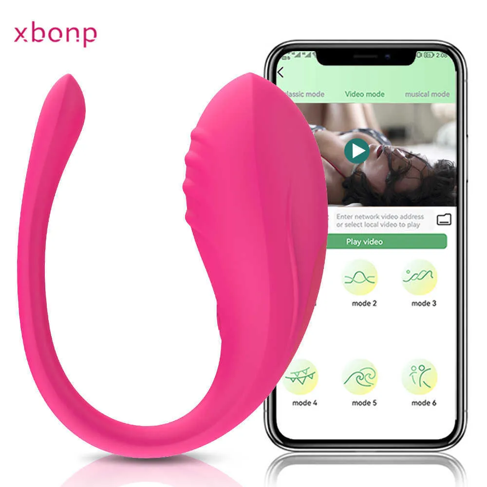 Nuovi vibratori per app Bluetooth Uovo Telecomando senza fili G Spot Stimolatore del clitoride Massaggiatore Giocattoli del sesso per le donne_voghion.com