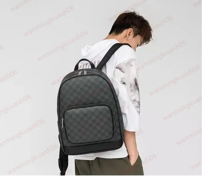 Designer Black embossing Knapsack Fashion Men Women Travel Backpacks Handbags Stylish Bookbag Shoulder Bags Designer Totes back packs Girls Boys School Bag