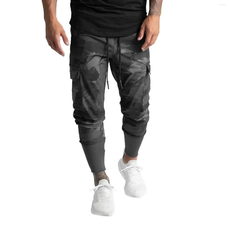 Pantaloni da uomo Pantaloni Allenamento Gamba Sport Tempo libero da uomo Corsa Fitness Protezione allentata Massaggio per la vita degli uomini