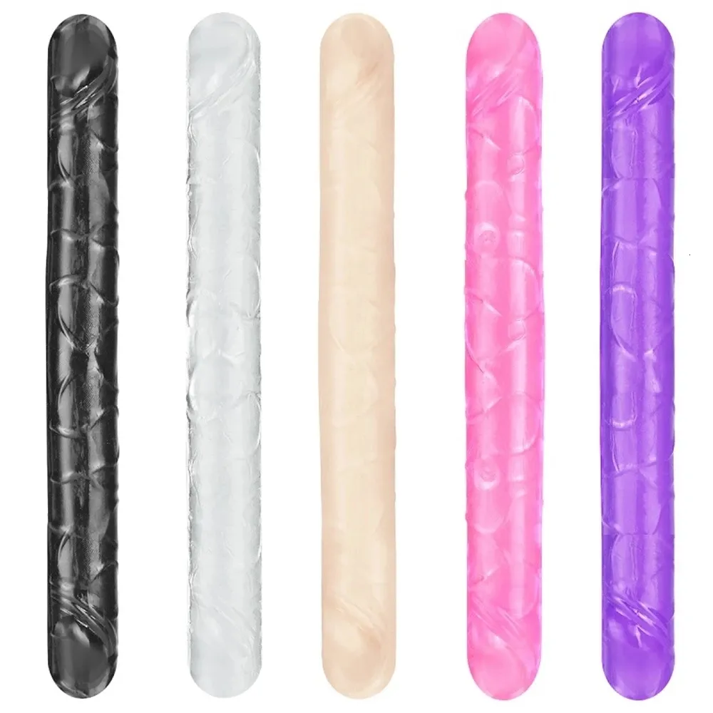 Dildos/dongs cm lång dubbel dildo stor storlek för par lesbisk vagina onani anal massage anus dilators sex leksak sexuell wellness 230404