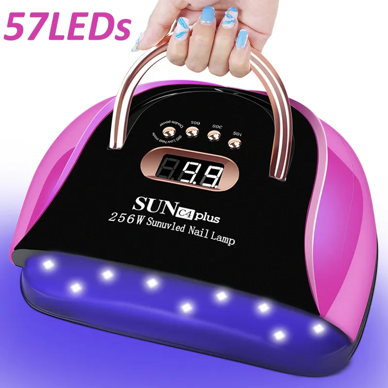 Nail Dryers High Power Lampara UV LED Nail Lamp for Drying Nail Gel Polish Dryer With Motion Sensing Professional Lamp for Manicure Salon 230403