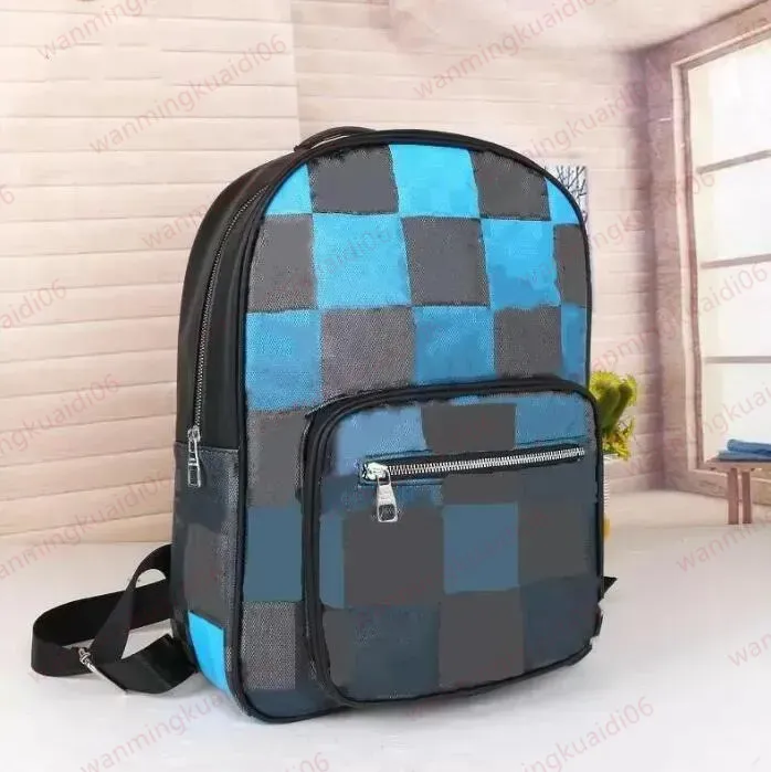 Designer preto de mochilas de mochilas de mochilas homens homens genuínos Backpacks Backpings School School Fashion Lady Knapsack Back Pack Presbyopic 088 Bolsa de ombro