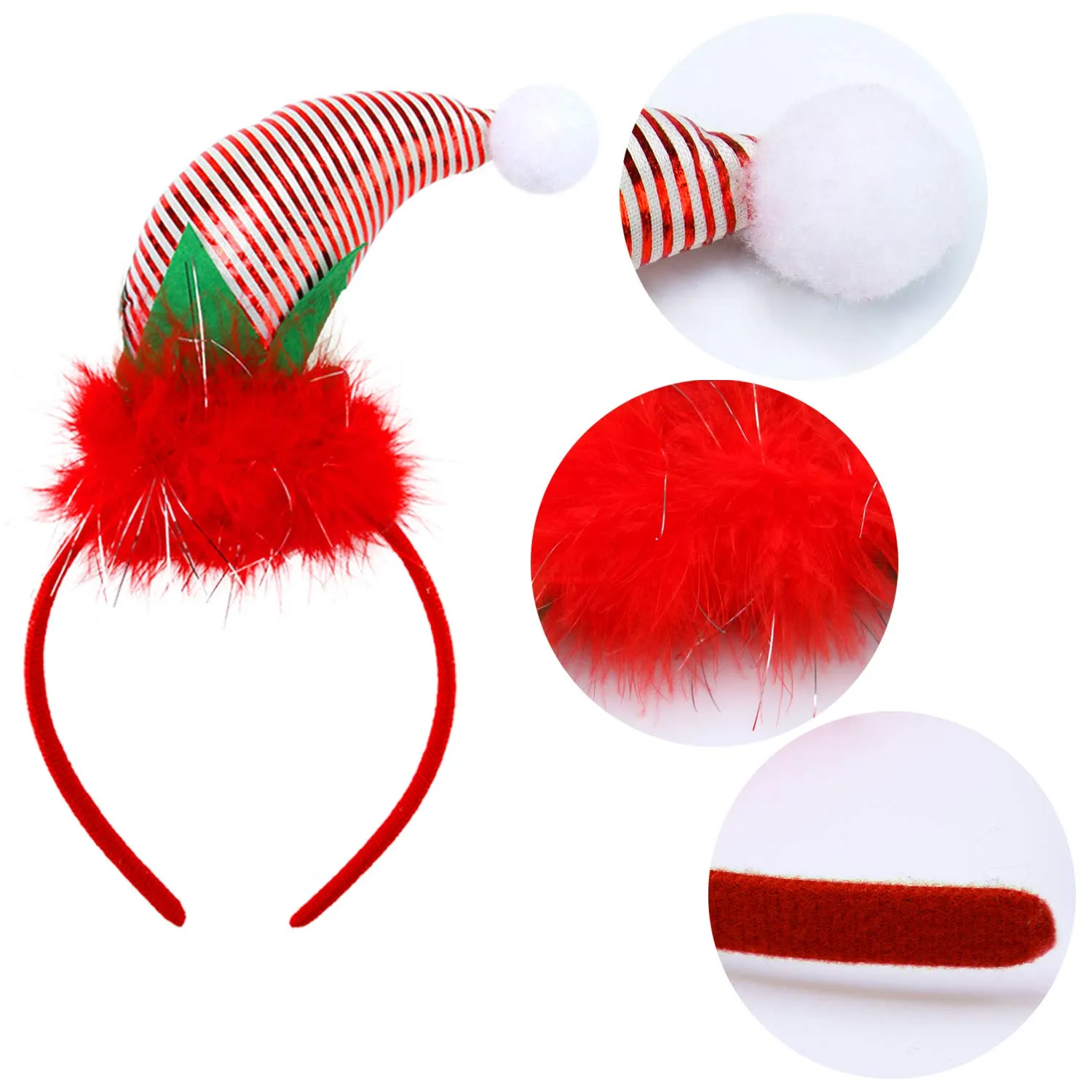 Decorazioni natalizie Fasce per capelli Ees Cappelli da festa Costume da renna per le festività Consegna a domicilio Amciq