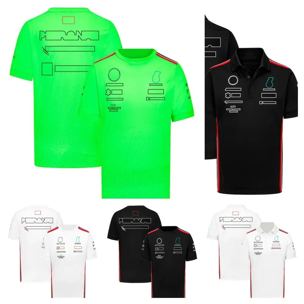 Motorsports Formula One 2023 F1 Racing T-shirts Les fans de l'équipe hommes et femmes sont des vêtements d'été respirants à séchage rapide.