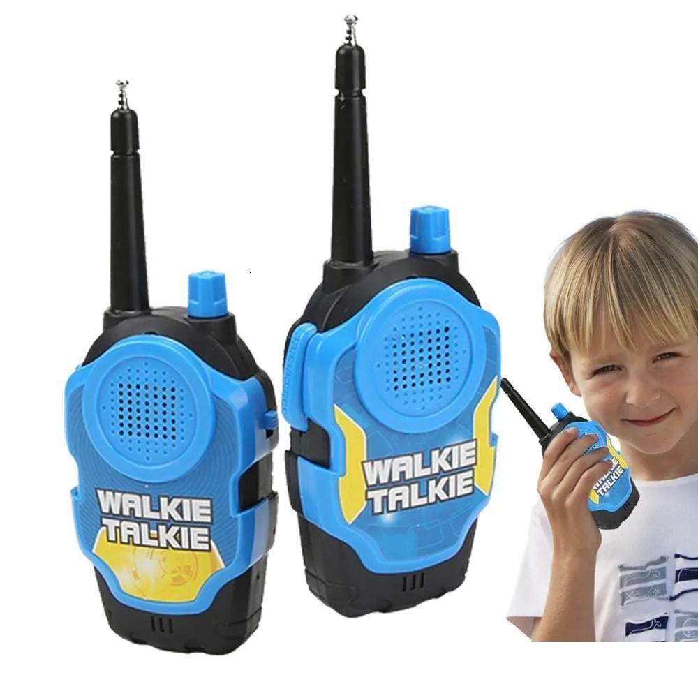 Walkie talkie giocattolo Walkie talkie giocattolo Una coppia 50M Mini radio portatile bidirezionale portatile per bambini Regali di compleanno per bambini all'aperto in Dhm20