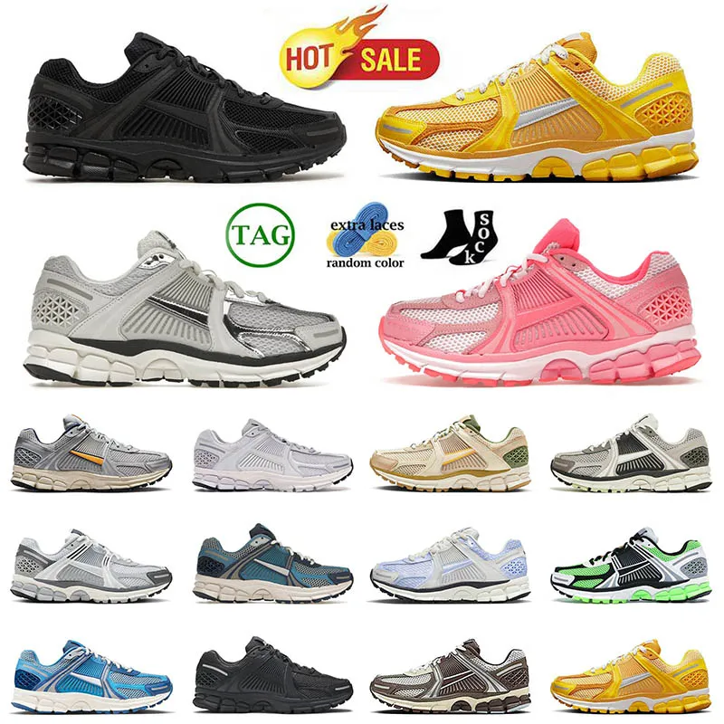 vomero 5 Athletic Running Shoes Vast Grey Anthracite Yellow Ochre Mens Women Pewter Panda Black Trainers Sneakers