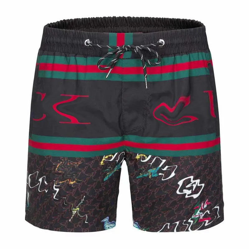 Diseñador para hombre Troncos de natación Carta de moda Reacción al agua Troncos de natación Ropa de baño de secado rápido Pantalones cortos de baño Traje de baño de verano Ropa de playa Pantalones cortos de playa 105