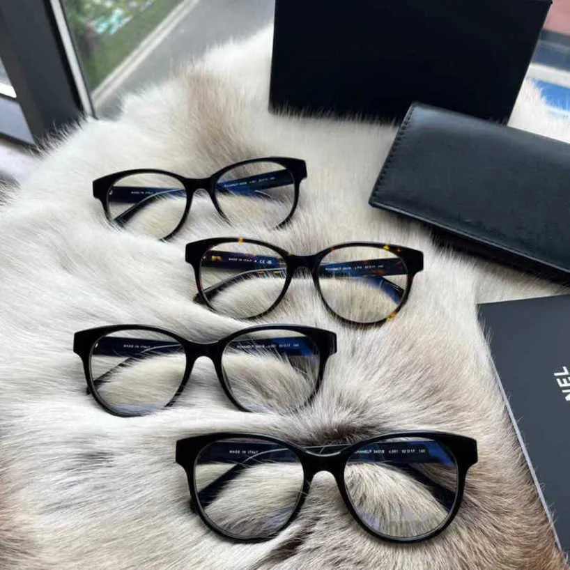 óculos de sol designers Óculos de sol para mulheres xiaoxiang cat charet placa myopia coses armação de diamante decoração ch3431 pode ser equipado com luz anti-azul