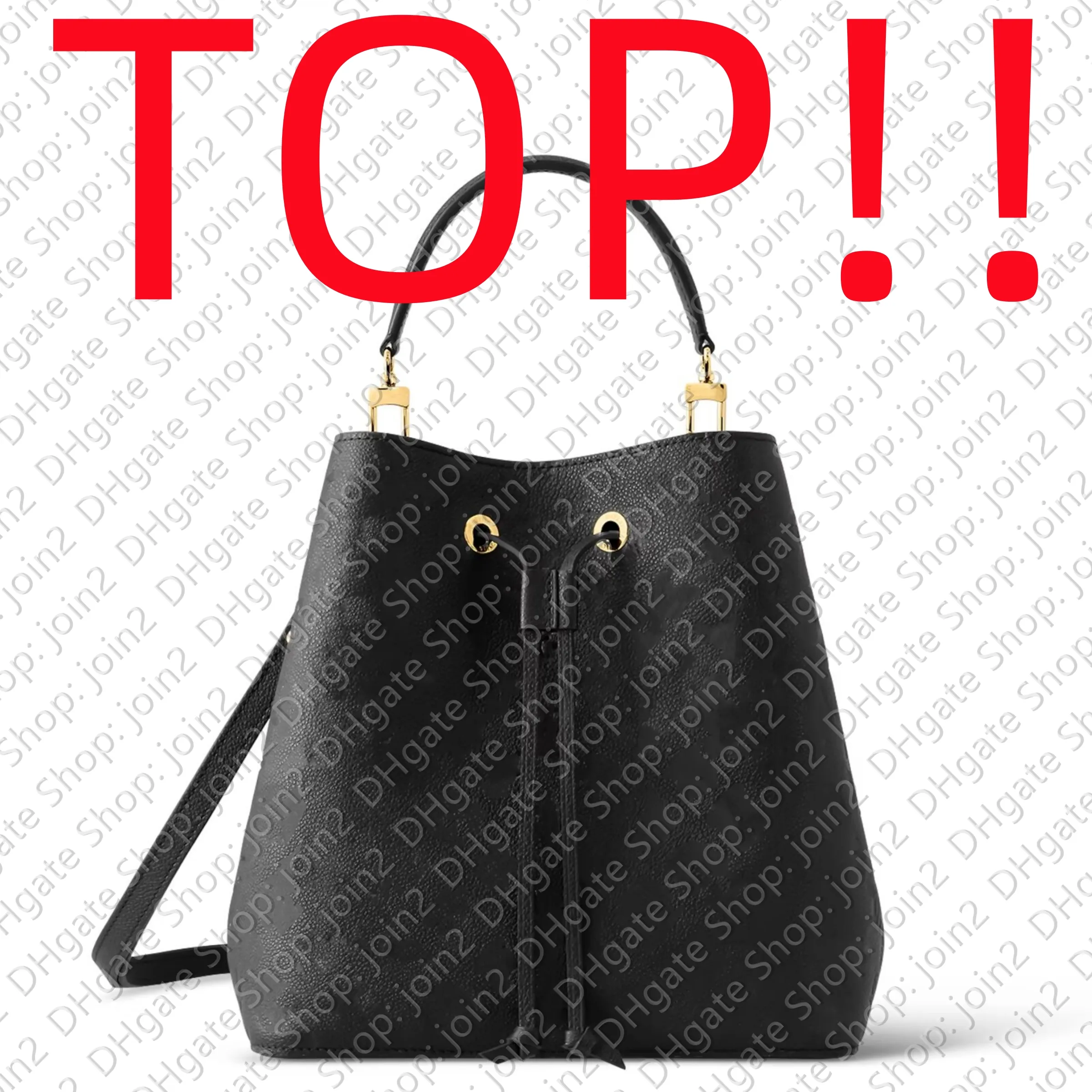 Bucket TOP. M44020 NEONOE MM Shoulder Bag Designer Handbag Purse Luxury Lady Cross Body Bags Tote Pochette Accessoires