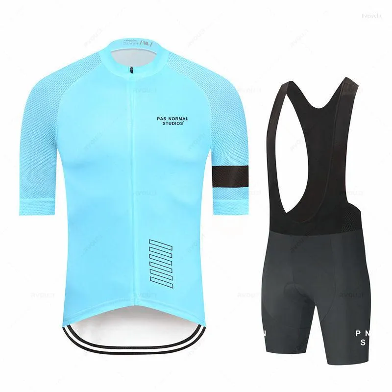 Гоночные наборы PAS Normal Studios Summer 2023 PNS Cycling Jersey Set Set Bike Clothing Ropa Ciclismo Велосипед