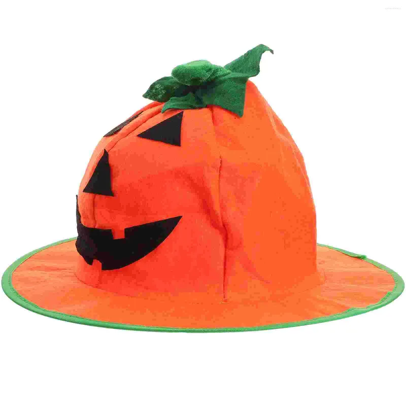 Berets Halloween Pumpkin Hat Hats Babies Stage Performance Christmas Show Prop Cap Velvet Baby