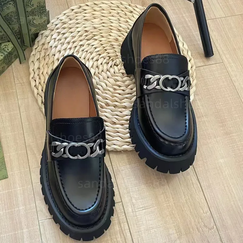 flats loafers designer women platform heels Loafers lug sole loafer bee dress shoes black white leather Loafer mules flat pumps loaf moccasins shoe