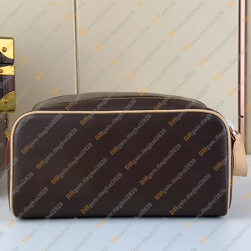 デザイナーラグジュアリードップキットバッグコスメチックバッグトイレットバッグトイレトリーバッグハンドバッグウォレットトップミラー品質M47528 N47527 M46354財布ポーチ