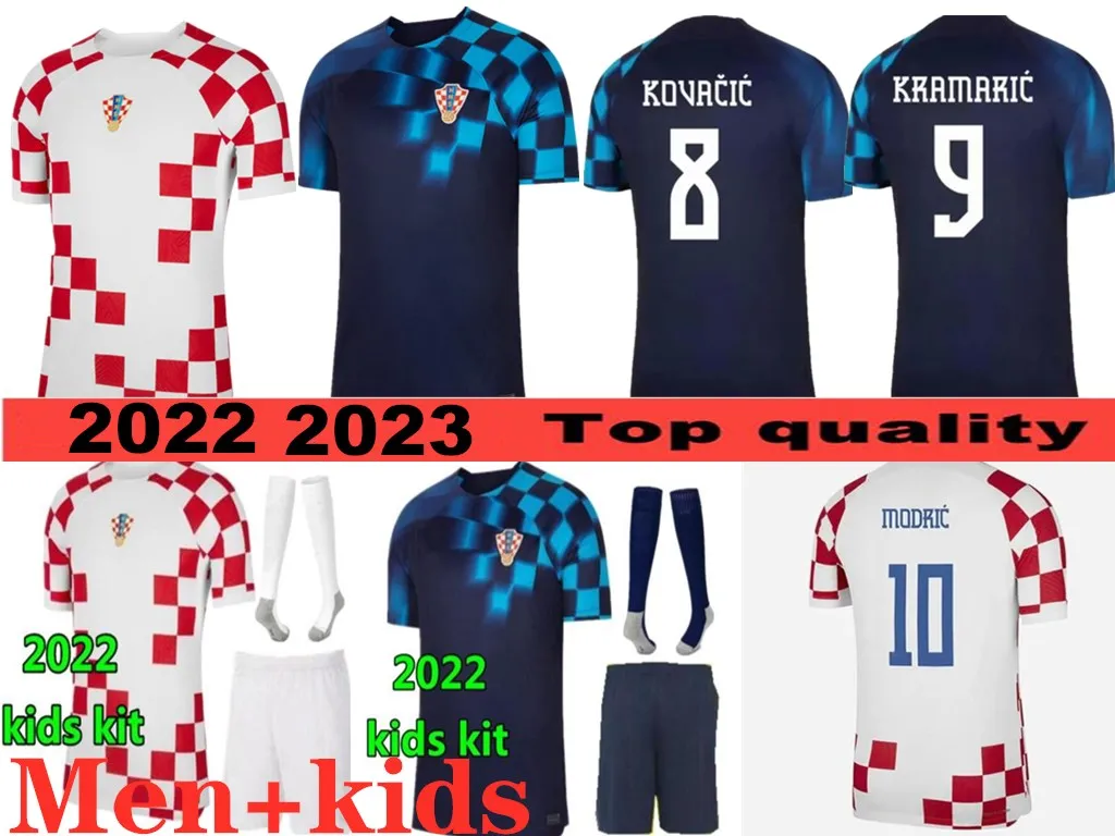 2023 Croacia MODRIC voetbalshirts kinderkit nationaal team MANDZUKIC PERISIC KALINIC 22 23 Kroatië KOVACIC Rakitic Kramaric Heren voetbalshirt