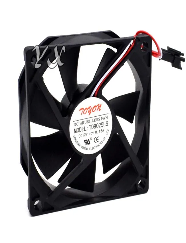 New TD9025LS 90mm 12V DC Dual Ball Bearing Hydraulic Cooling Fan for ...