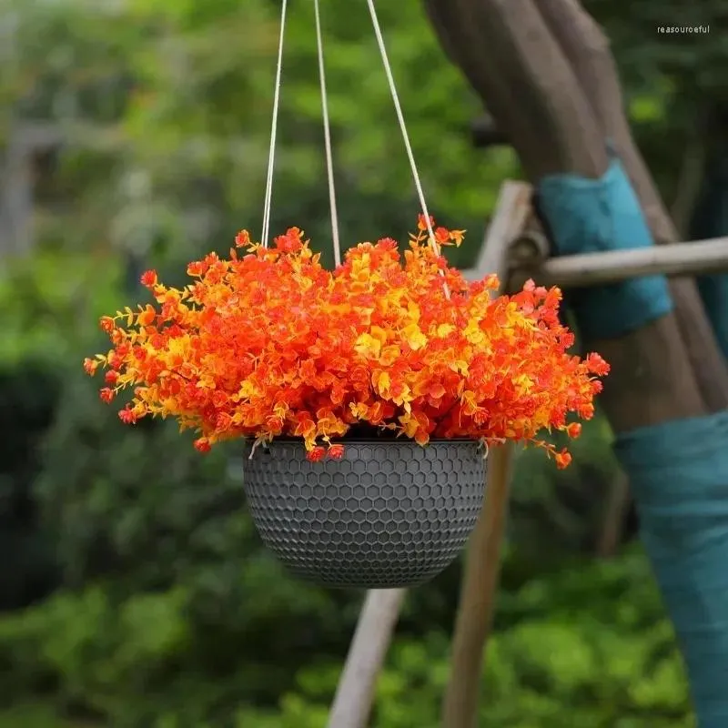 装飾的な花人工秋の花。ホームキッチンアウトドアUV抵抗性秋の植物クリスマス休日感謝祭の飾り