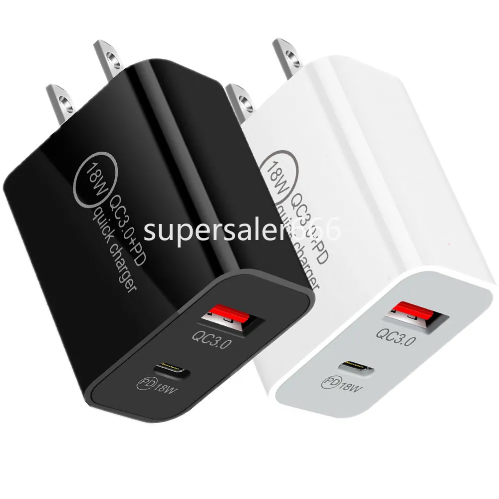 Szybka szybka PD USB C ładowarka UE US 12W podwójne porty typu C ładowarki ściany 2.4A Adaptery zasilania na iPad iPhone 11 12 13 14 15 Pro Max Samsung Huawei S1