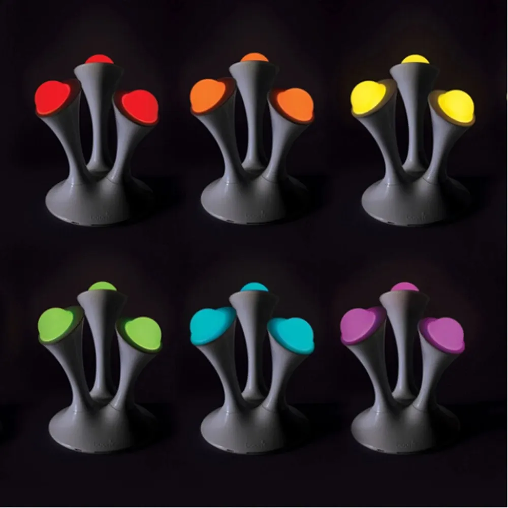 Créatif champignon enfants cadeau arc-en-ciel coloré Led veilleuse Boon lampe à Led lumineuse avec boules amovibles enfants jouet de couchage