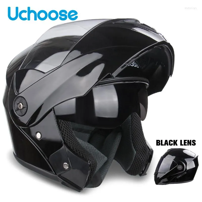 Caschi da moto Casco apribile Bicicletta da esterno Guida elettrica Lenti multiple opzionali Leggero e confortevole