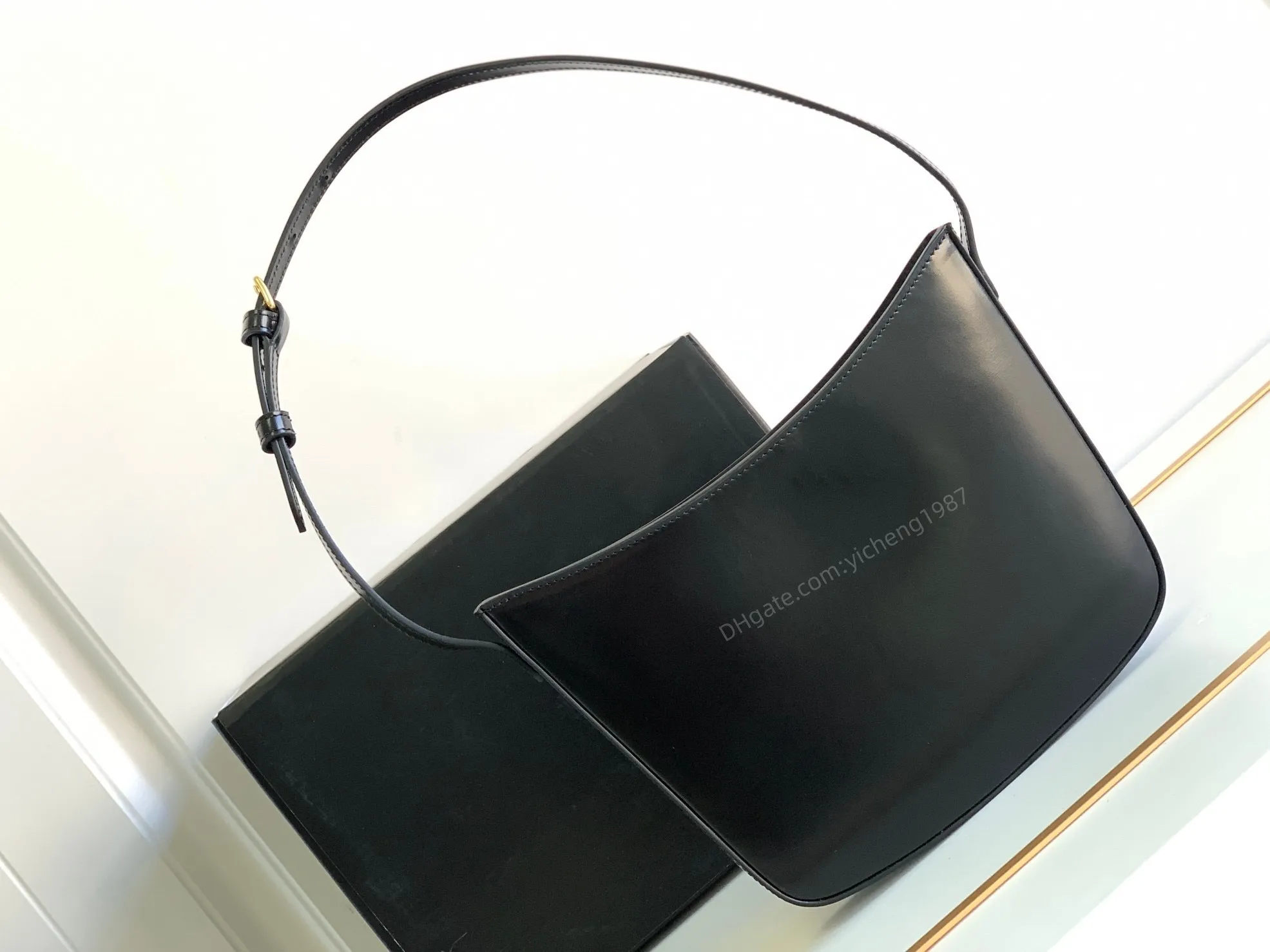 クロック10Aティアミラーラグジュアリークラシッククロークミディアム光沢ビーフレザークロッシャー大容量ハンドバッグ財布無料送料無料