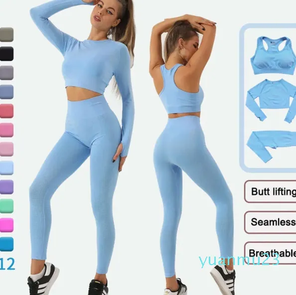 Lu Lu Yoga Lemon Algin Woman Suit Womens Gym Piece Seamless Sports Bra