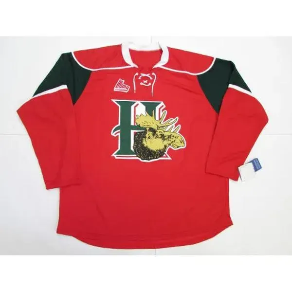Halifax Mooseheads Jerseys 100 Embroidery Cusotm Any Name Any
