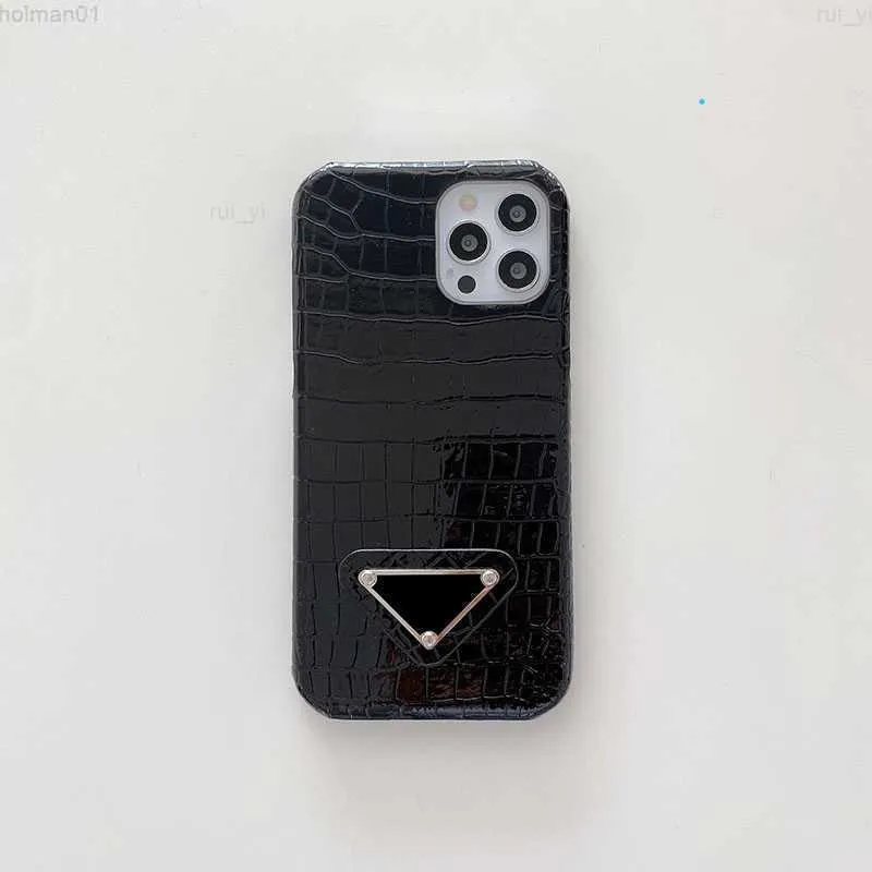 Custodie per cellulari di alta qualità per iPhone 13 custodie 11 Pro Max 12 mini Xs XR X 8 7 Plus Custodia protettiva per la moda Cover posteriore di marca Mobile di lusso