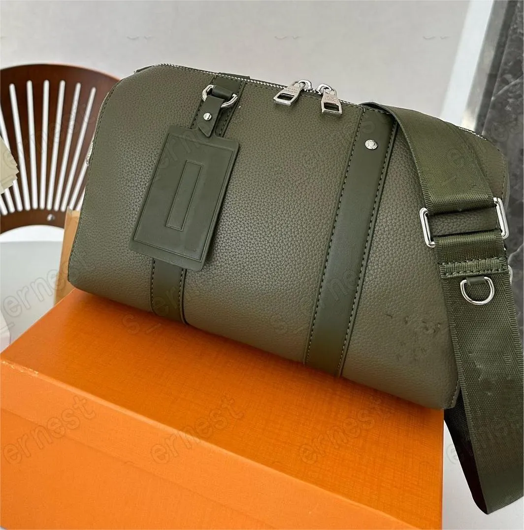 2023 Nouveaux sacs de créateurs Hommes Femmes City Keepall Sac à bandoulière Mini sac à main vert Voyage fourre-tout poche Tous les jours sortir M21438 M21437