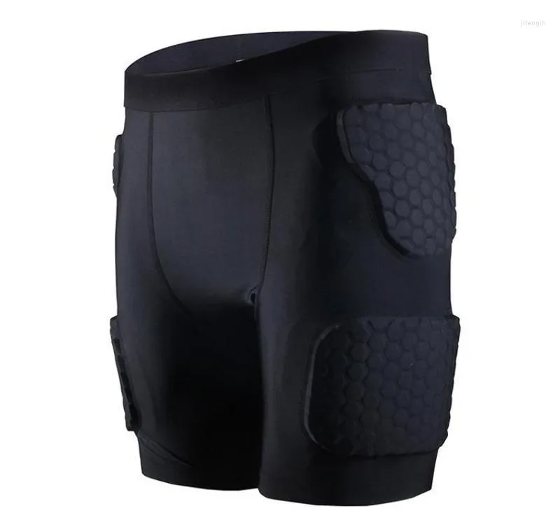 Tapetes Proteção do quadril shorts acolchoados anti -guarda bupadded com favo de favo de mel bloqueia o equipamento de proteção para jovens adultos esportes