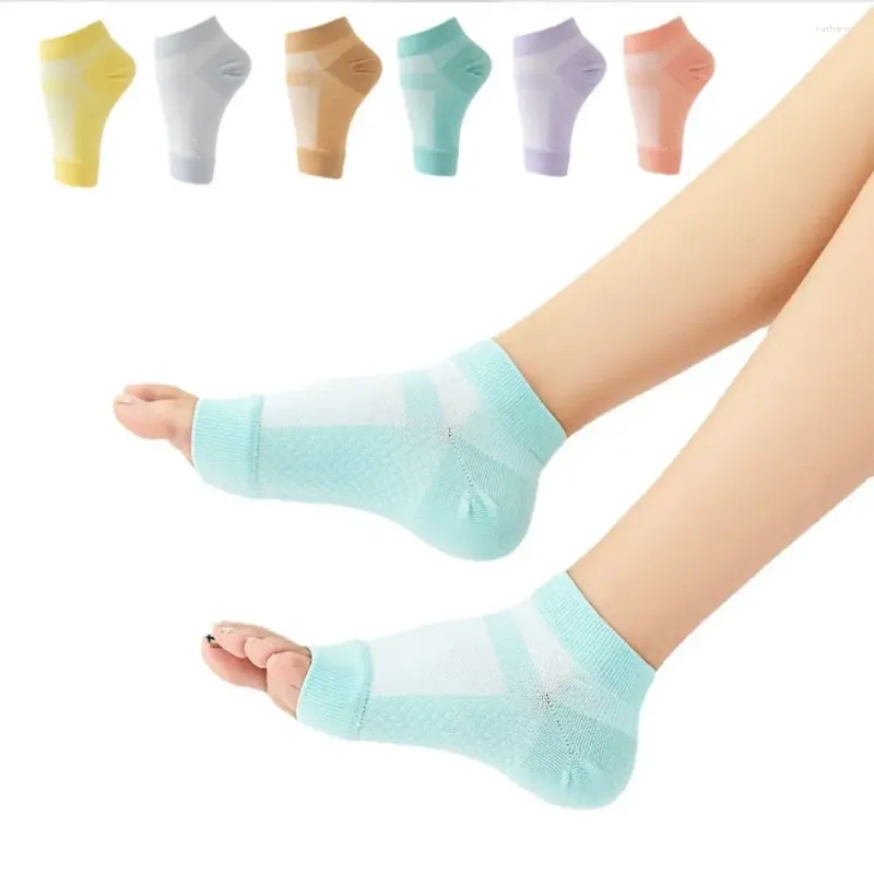 Kadın Socks Slip olmayan ayak bileği brace rahat yumuşak kemer destek koruması nefes alabilen sıkıştırma sporları
