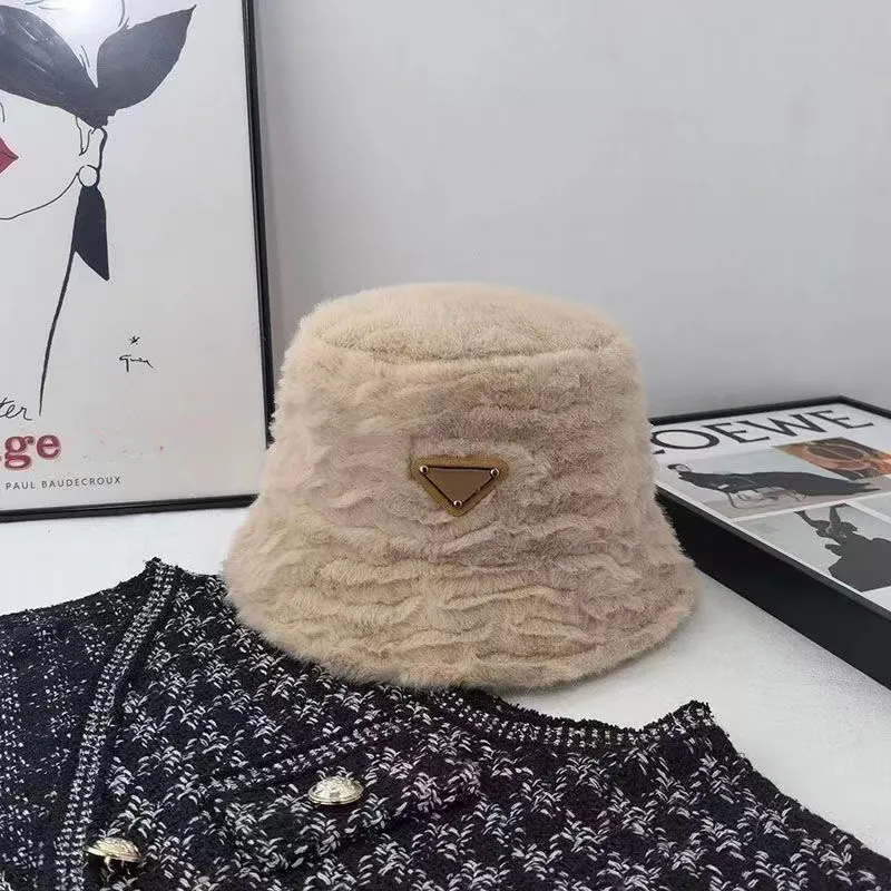 패션 디자이너 겨울 남성 여성 버킷 모자 피트 모자 모자 보닛 야외 와이드 브림 모자 편지