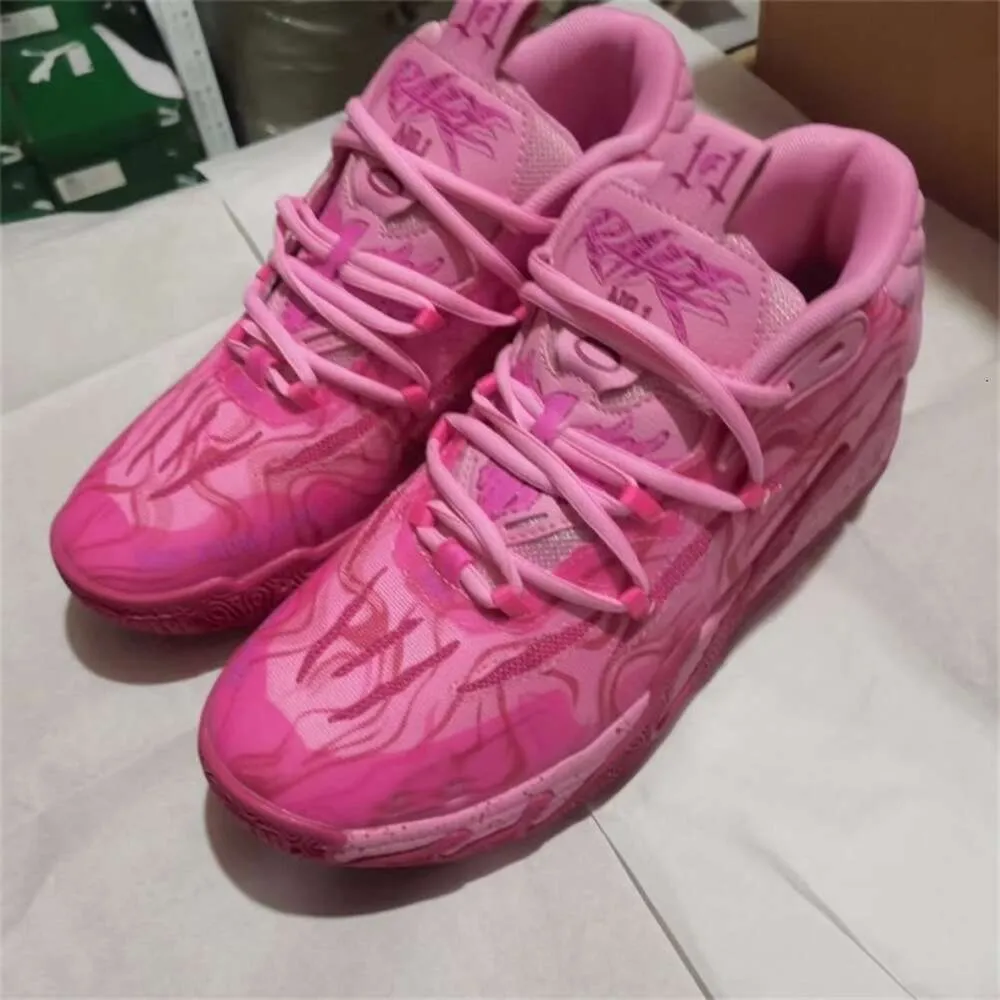 Mens Lamelo Ball MB 3 Best Wide Basketball Shoes In Pink, Pearl
