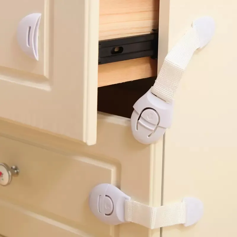 kitchen utensil holder Baby Safety Lock Adhesive Door Cupboard Cabinet Fridge Drawer Safety Locks