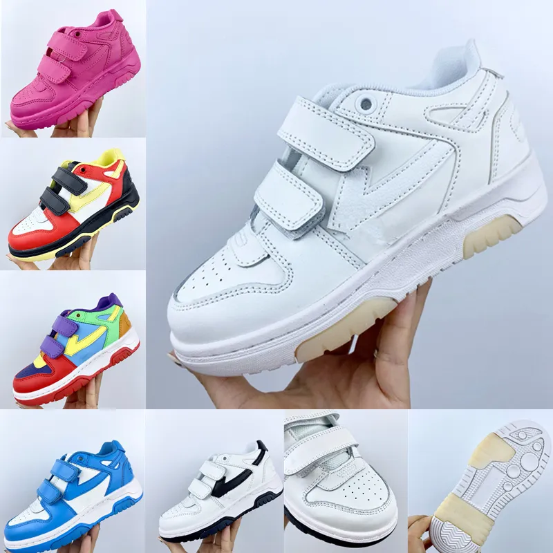 Designer atletische kinderschoenen lage jongens sport meisjes baby sneakers crème zwart grijs veelkleurige sneakers mode tennisschoen maat 26-35